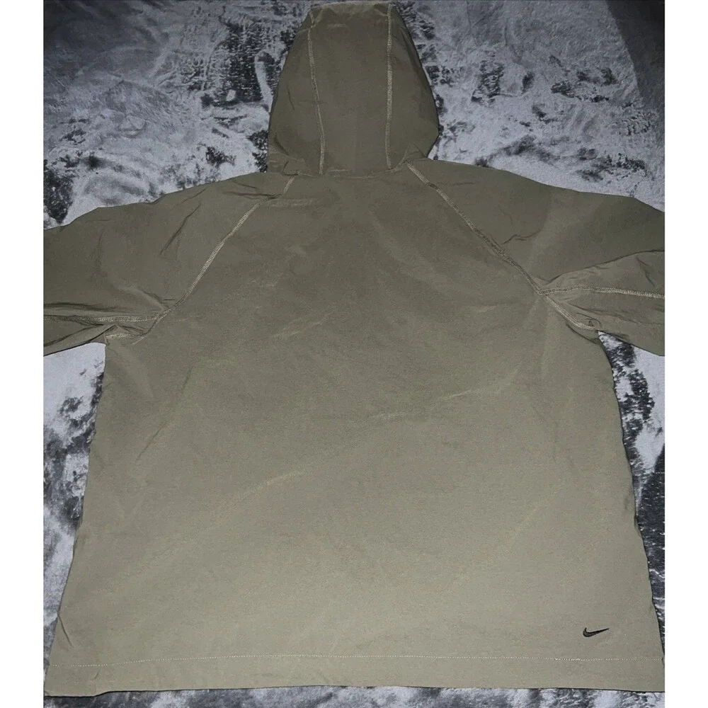 LARGE Nike Tech Men's Woven Jacket (Medium Olive/Medium Olive/Black) - Picture 8 of 9